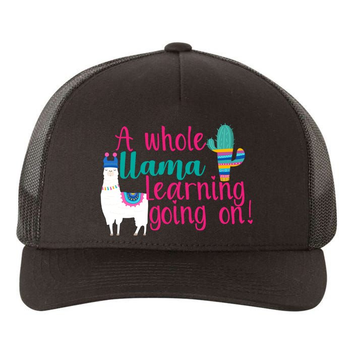 Learning Llama Yupoong Adult 5-Panel Trucker Hat