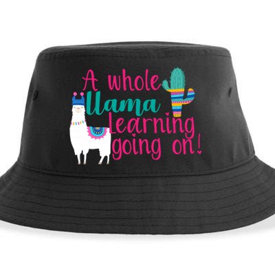 Learning Llama Sustainable Bucket Hat