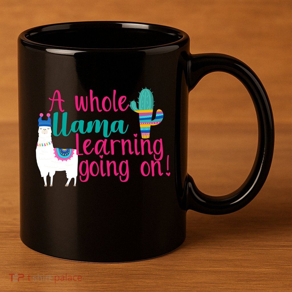 Learning Llama 11oz C Handle Ceramic Mug
