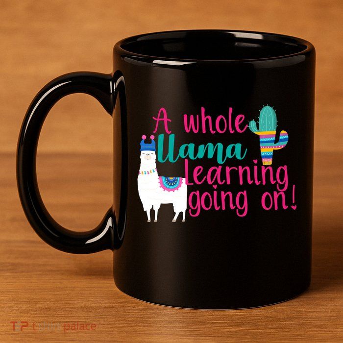 Learning Llama 11oz C Handle Ceramic Mug