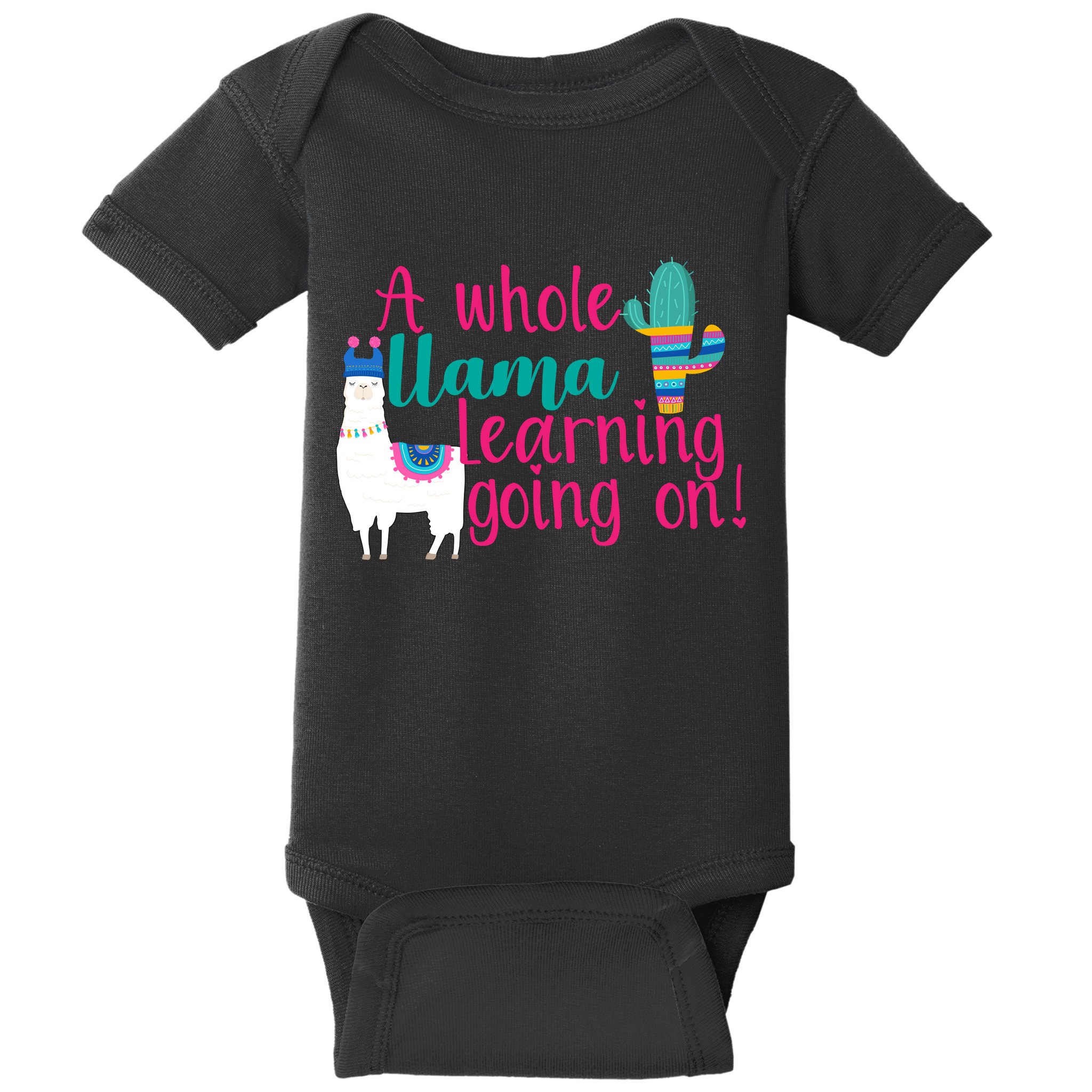 Learning Llama Baby Bodysuit