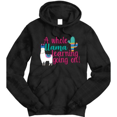 Learning Llama Tie Dye Hoodie