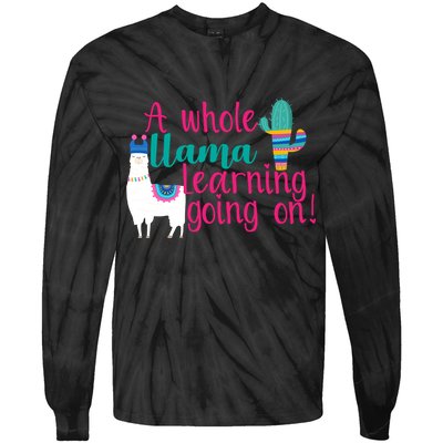Learning Llama Tie-Dye Long Sleeve Shirt
