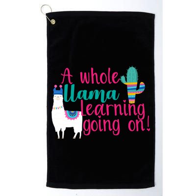 Learning Llama Golf Towel