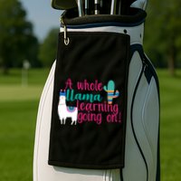 Learning Llama Golf Towel