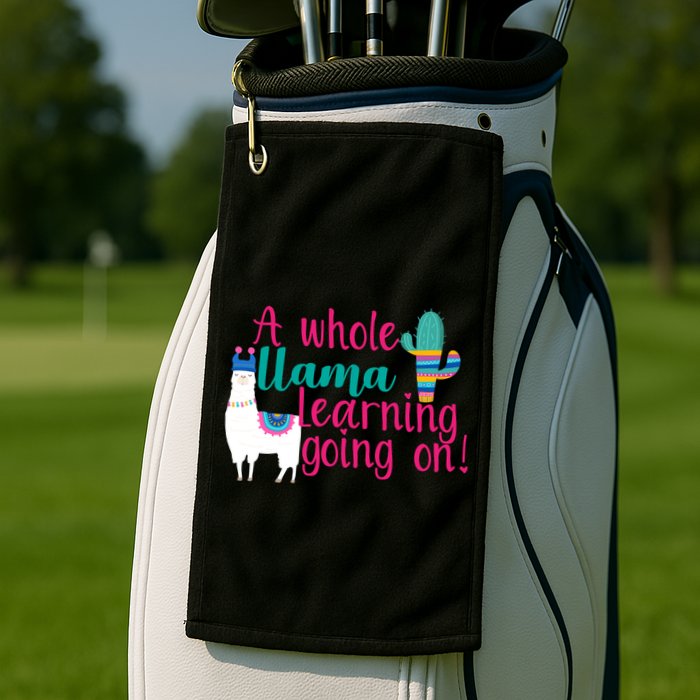 Learning Llama Golf Towel