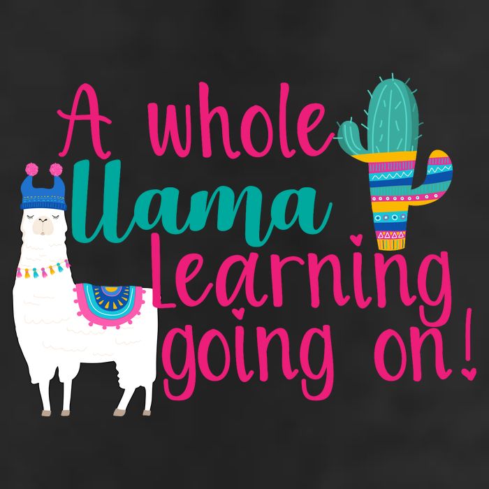 Learning Llama Golf Towel