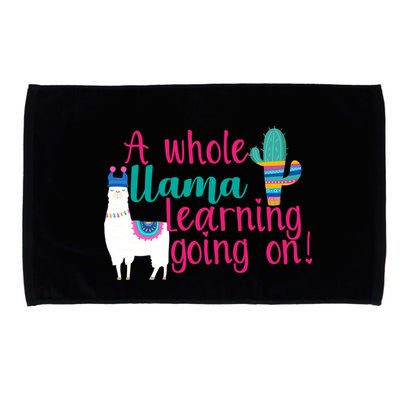 Learning Llama Microfiber Hand Towel