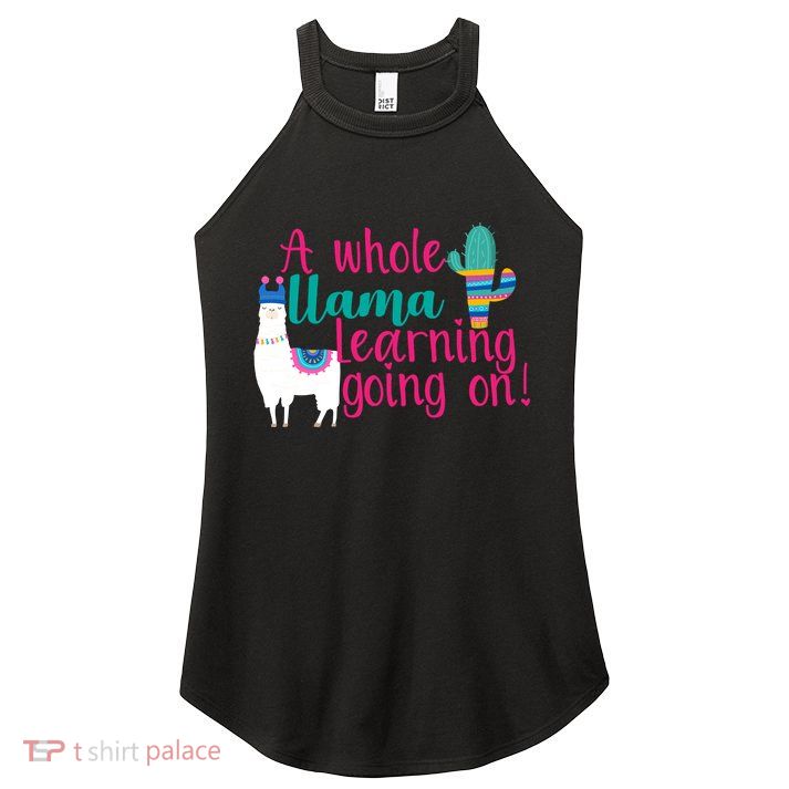 Learning Llama Women's Perfect Tri Rocker Tank