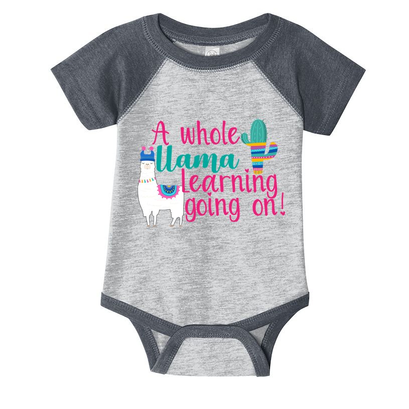 Learning Llama Infant Baby Jersey Bodysuit