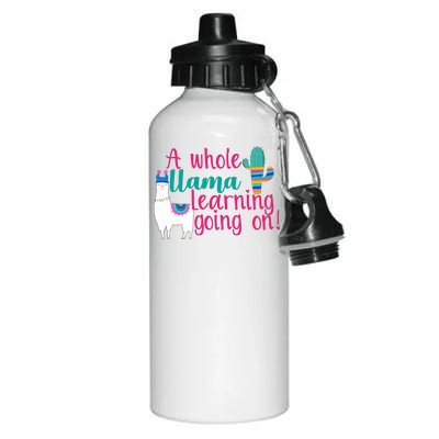 Learning Llama Aluminum Water Bottle 