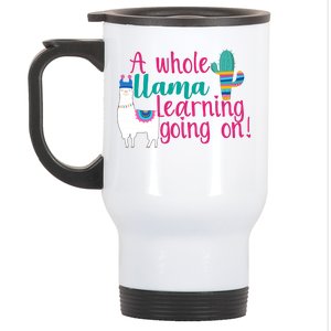 Learning Llama Stainless Steel Travel Mug