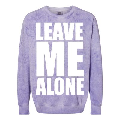 Leave Me Alone Colorblast Crewneck Sweatshirt