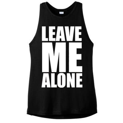 Leave Me Alone Ladies PosiCharge Tri-Blend Wicking Tank