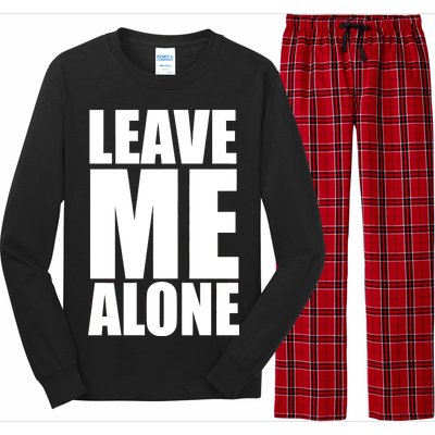 Leave Me Alone Long Sleeve Pajama Set