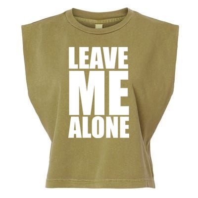 Leave Me Alone Garment-Dyed Women's Muscle Tee
