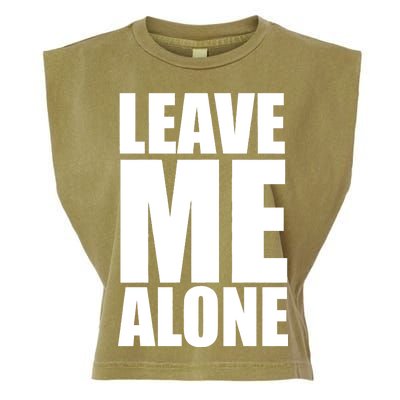 Leave Me Alone Garment-Dyed Women's Muscle Tee