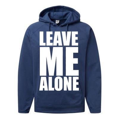 Leave Me Alone Performance Fleece Hoodie