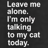 Leave Me Alone Talking To Cat 15oz Campfire Ceramic Mug