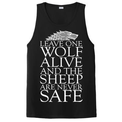 Leave One Wolf Alive And The Sheep Are Never Safe PosiCharge Competitor Tank