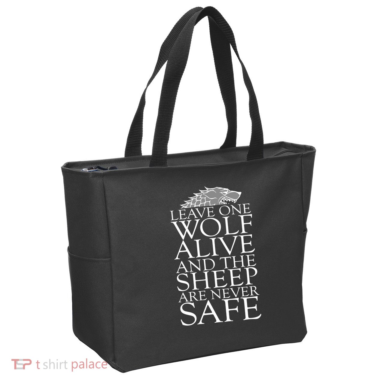 Leave One Wolf Alive And The Sheep Are Never Safe Zip Tote Bag