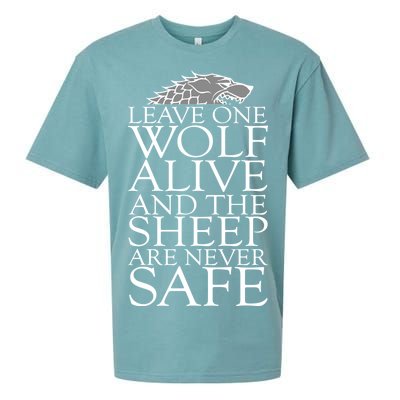 Leave One Wolf Alive And The Sheep Are Never Safe Sueded Cloud Jersey T-Shirt