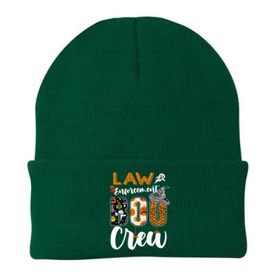 Law Enforcement Boo Crew Halloween Matching Officer Sweat Knit Cap Winter Beanie