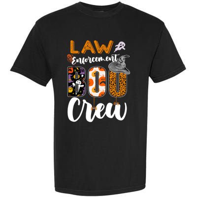 Law Enforcement Boo Crew Halloween Matching Officer Sweat Garment-Dyed Heavyweight T-Shirt