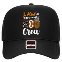 Law Enforcement Boo Crew Halloween Matching Officer Sweat High Crown Mesh Back Trucker Hat