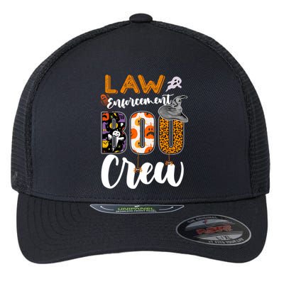 Law Enforcement Boo Crew Halloween Matching Officer Sweat Flexfit Unipanel Trucker Cap