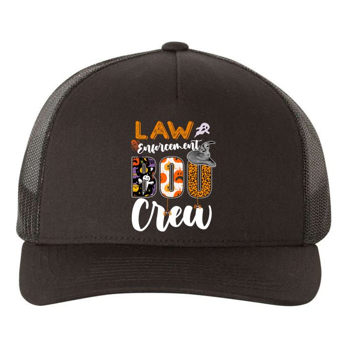 Law Enforcement Boo Crew Halloween Matching Officer Sweat Yupoong Adult 5-Panel Trucker Hat