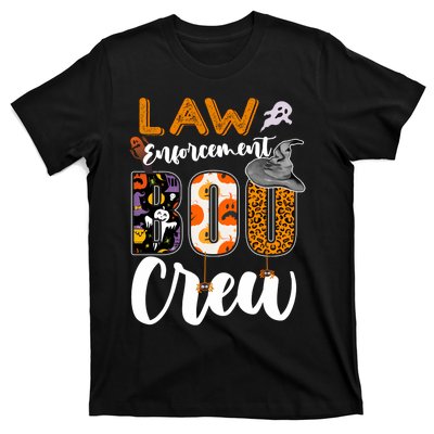 Law Enforcement Boo Crew Halloween Matching Officer Sweat T-Shirt