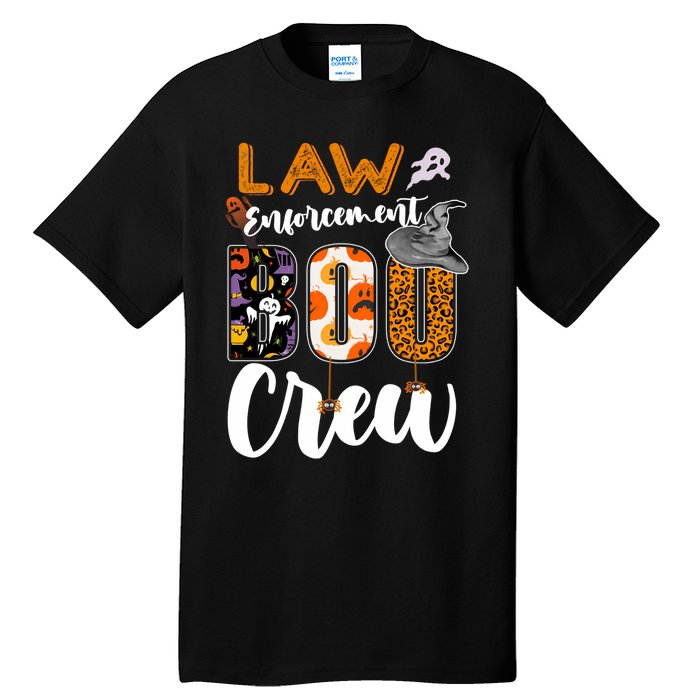 Law Enforcement Boo Crew Halloween Matching Officer Sweat Tall T-Shirt