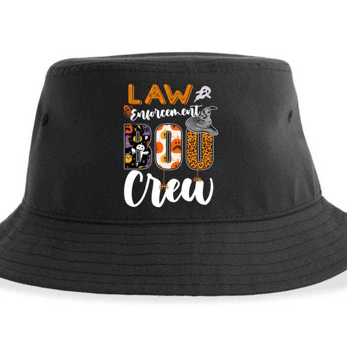 Law Enforcement Boo Crew Halloween Matching Officer Sweat Sustainable Bucket Hat