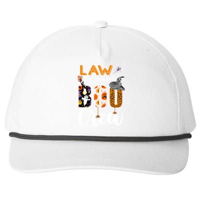 Law Enforcement Boo Crew Halloween Matching Officer Sweat Snapback Five-Panel Rope Hat