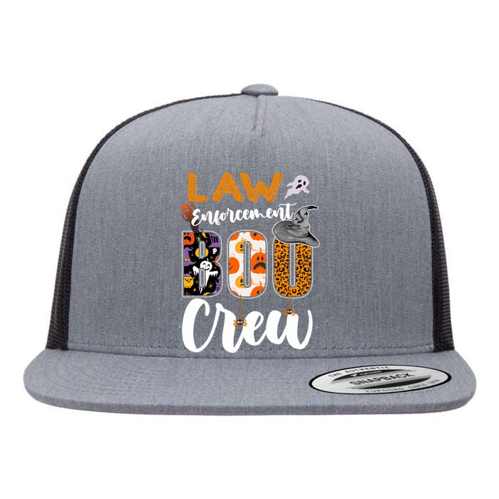 Law Enforcement Boo Crew Halloween Matching Officer Sweat Flat Bill Trucker Hat