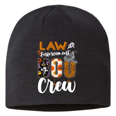 Law Enforcement Boo Crew Halloween Matching Officer Sweat Sustainable Beanie