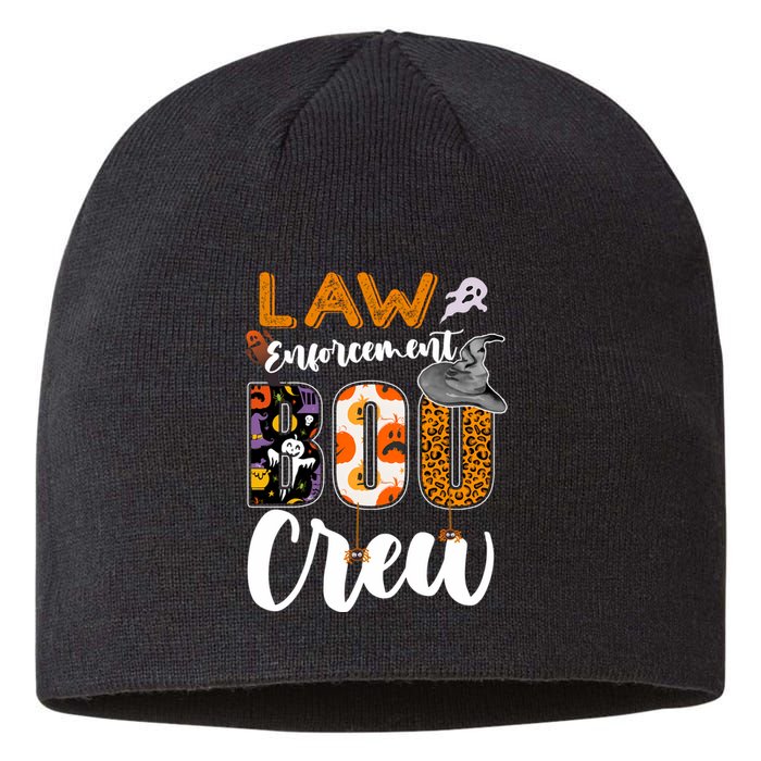 Law Enforcement Boo Crew Halloween Matching Officer Sweat Sustainable Beanie