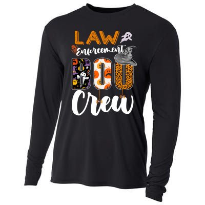 Law Enforcement Boo Crew Halloween Matching Officer Sweat Cooling Performance Long Sleeve Crew