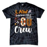 Law Enforcement Boo Crew Halloween Matching Officer Sweat Tie-Dye T-Shirt