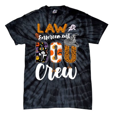 Law Enforcement Boo Crew Halloween Matching Officer Sweat Tie-Dye T-Shirt