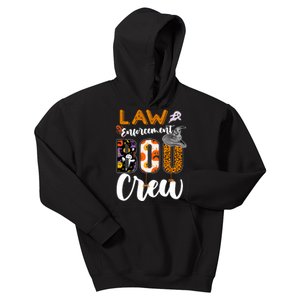 Law Enforcement Boo Crew Halloween Matching Officer Sweat Kids Hoodie