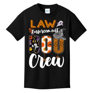 Law Enforcement Boo Crew Halloween Matching Officer Sweat Kids T-Shirt