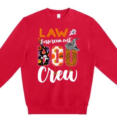 Law Enforcement Boo Crew Halloween Matching Officer Sweat Premium Crewneck Sweatshirt