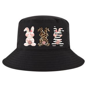 Leopard Easter Bunny Rabbit Trio Cute Easter Cool Comfort Performance Bucket Hat