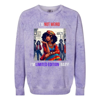 Limited Edition Baby! Add Your Flavor To LifeS Recipe Colorblast Crewneck Sweatshirt