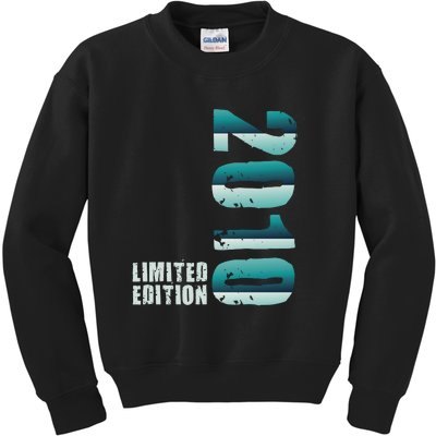 Limited Edition Birthday Made In 2010 Funny Gift Kids Sweatshirt