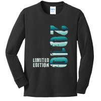 Limited Edition Birthday Made In 2010 Funny Gift Kids Long Sleeve Shirt