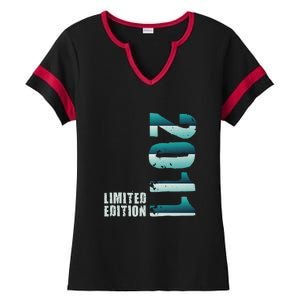 Limited Edition Birthday Made In 2011 Funny Gift Ladies Halftime Notch Neck Tee