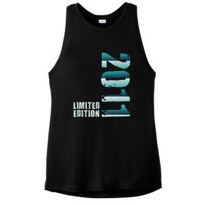 Limited Edition Birthday Made In 2011 Funny Gift Ladies PosiCharge Tri-Blend Wicking Tank